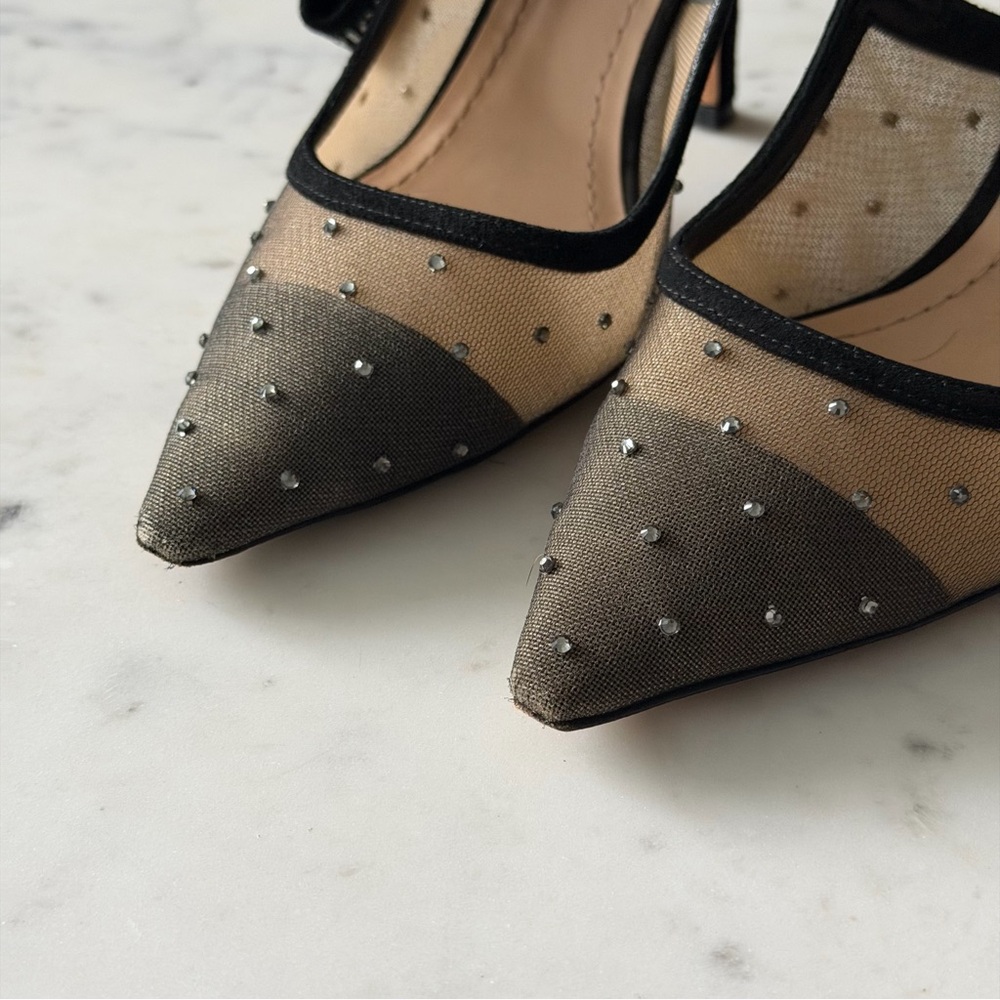 Dior j’Dior Rhinestone Slingback Heels - Picture 2 of 9